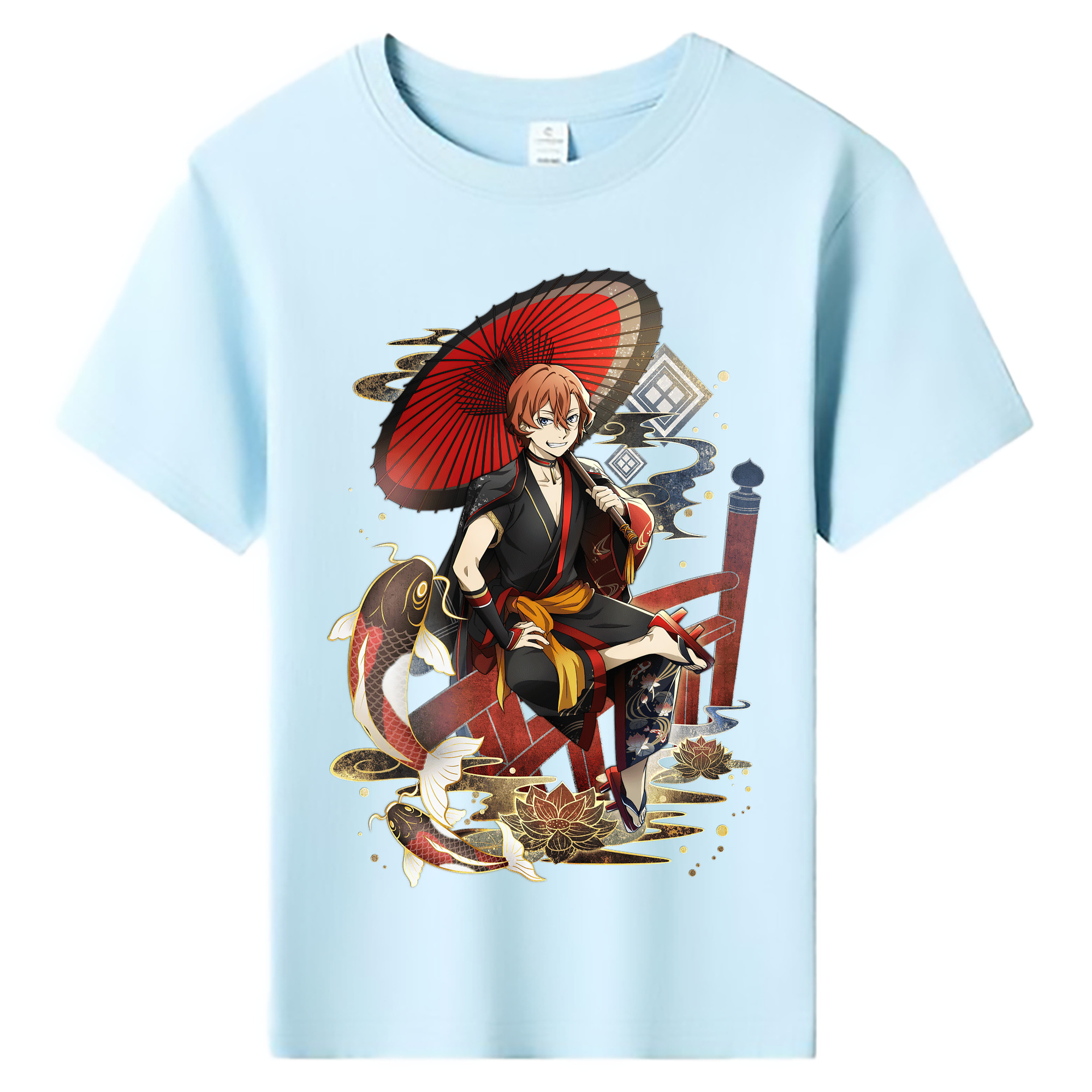 （画像用） 文豪ストレイドッグス Bungo Stray Dogs 綿100％キッズTシャツ（フロントプリント）
